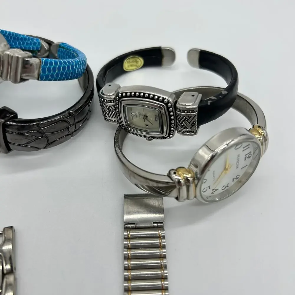 Vintage Fashion Watch Lot Broken/Untested For Parts Only